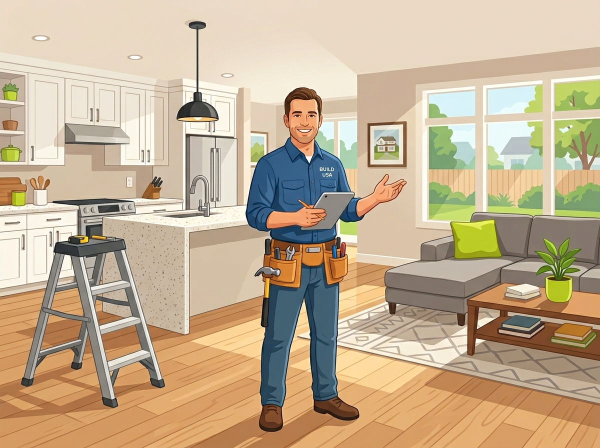 Remodeling & Additions — line illustration